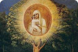 Icono ortodoxo de la Madre de Dios Zhirovichi Icono de Zhirovichi de la Madre de Dios lo que ayuda